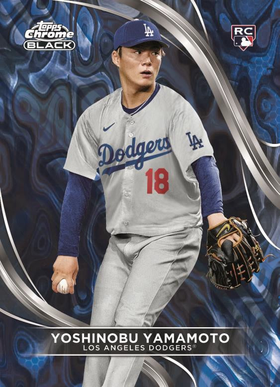 2024 Topps Chrome Black Baseball Hobby Box (Pre-Order) - Miraj Trading