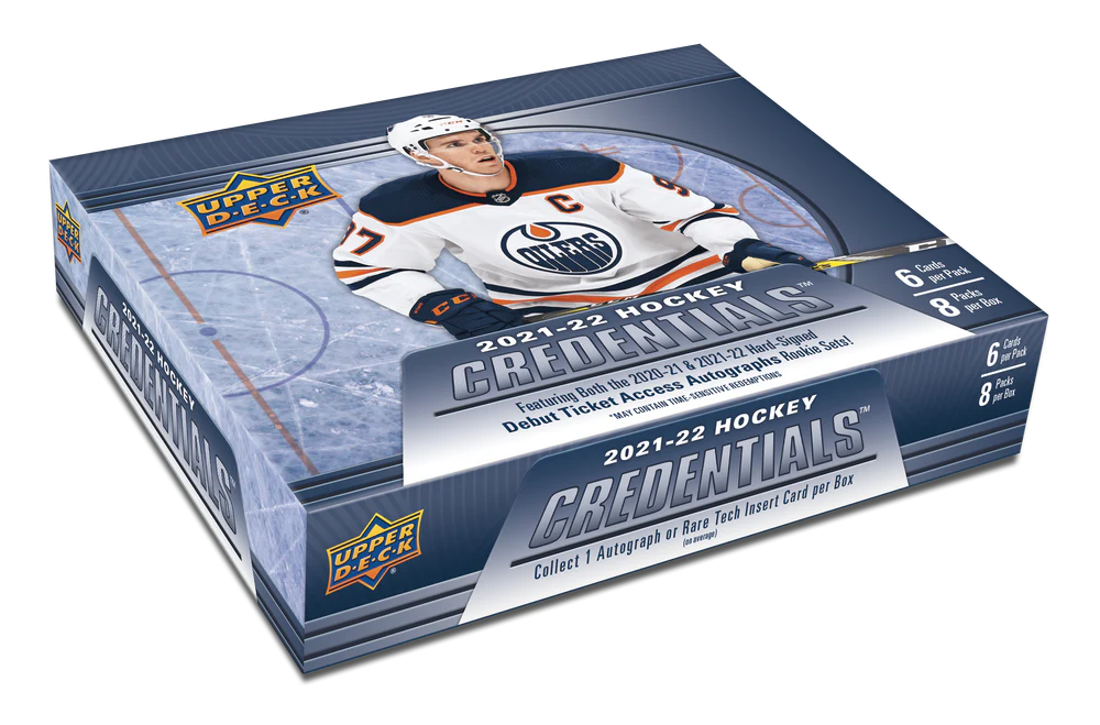 2021-22 Upper Deck Credentials Hobby Box (Personal Break)