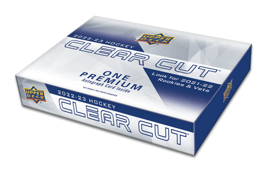 21-22 & 22-23 UD Clear Cut Hockey Hobby Box