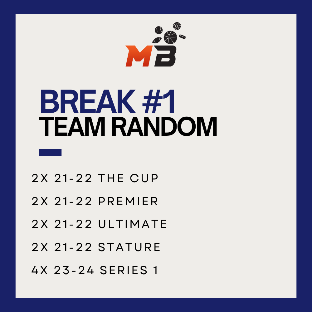 Break #1 - The Cup Mixer (Team Random)