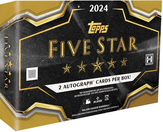 2024 Topps Five Star Baseball Hobby Box (Personal Break)